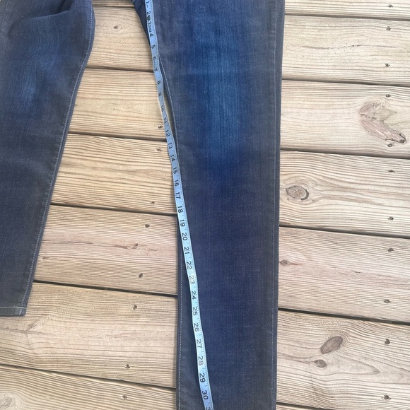 Eileen Fisher Dark Wash Skinny Jeans - Picture 9 of 11